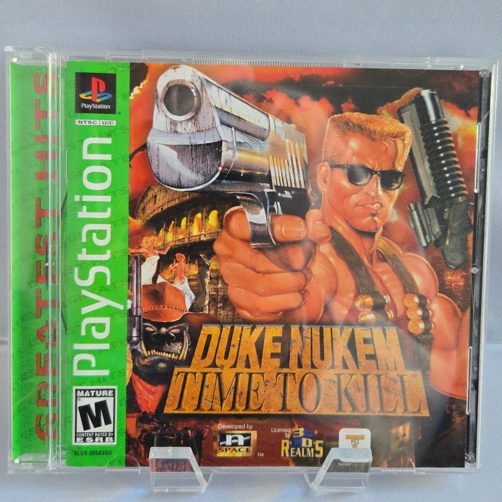 Duke Nukem Time to Kill - Sony PlayStation 1 - Complete CIB W/ Manual Tested